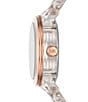 Color:Two Tone - Image 3 - Women's Runway Three-Hand Two-Tone Stainless Steel Bracelet Watch