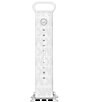 Color:White - Image 1 - Women's Signature Logo White Rubber 38/40mm Apple Watch® Band