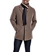 Michael Kors Wool Blend Car Coat With Scarf, Color:Rice Mix - Image 3