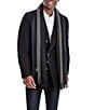 Michael Kors Wool Blend Car Coat With Scarf, Color:Black - Image 1