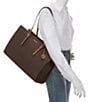 Michael Kors Zadie Large East West Multi Function Top Zip Tote Bag - Image 4