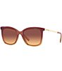 Color:Amber - Image 1 - Zermatt Square Sunglasses