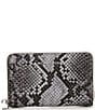 Michael Kors Zip Snake Card Case, Color:Quarry Grey - Image 1