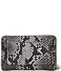 Michael Kors Zip Snake Card Case, Color:Quarry Grey - Image 2