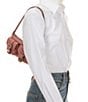 Michael Kors Zoe Small Convertible Buckled Dual Pocket Pouchette, Color:Rose - Image 4