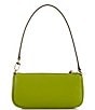 Michael Kors Zoe Small Buckled Convertible Pouchette Bag, Color:Meadow Green - Image 2