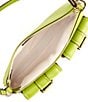 Michael Kors Zoe Small Buckled Convertible Pouchette Bag, Color:Meadow Green - Image 3
