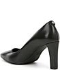 Color:Black - Image 3 - MICHAEL Michael Kors Abbi Leather Flex Pumps