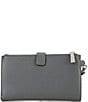 Michael Kors Adele Double-Zip Silver-Tone Wristlet, Color:Slate - Image 2