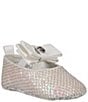Color:White - Image 1 - MICHAEL Michael Kors Girls' Baby Day Ballerina Crib Shoes (Infant)