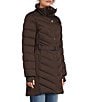 MICHAEL Michael Kors Chevron Pattern Stand Collar Removable Hood Belted Zip Front Puffer - Image 5