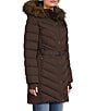 MICHAEL Michael Kors Chevron Pattern Stand Collar Removable Hood Belted Zip Front Puffer - Image 6