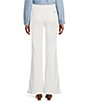 Color:White - Image 2 - MICHAEL Michael Kors Flared Skinny Leg Button Fly Denim Jeans