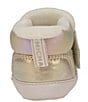 Color:Pale Gold - Image 3 - MICHAEL Michael Kors Girls' Baby Puffy Boot Crib Shoes (Infant)