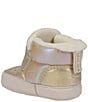 Color:Pale Gold - Image 4 - MICHAEL Michael Kors Girls' Baby Puffy Boot Crib Shoes (Infant)