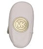 Color:Pale Gold - Image 6 - MICHAEL Michael Kors Girls' Baby Puffy Boot Crib Shoes (Infant)