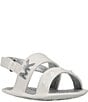 Color:White - Image 1 - MICHAEL Michael Kors Girls' Baby Sherry Sandal Crib Shoes (Infant)