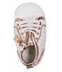 Color:Rose Gold/White - Image 5 - MICHAEL Michael Kors Girls' Baby Split Hi-Top Sneaker Crib Shoes (Infant)
