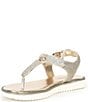 Color:Pale Gold Glitter - Image 4 - MICHAEL Michael Kors Girls' Brandy Zahara Glitter Sandals (Toddler)