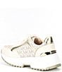 Color:Vanilla/Gold - Image 3 - MICHAEL Michael Kors Girls' Cosmo Maddy Chunky Sneakers (Toddler)