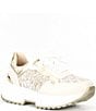 Color:Vanilla/Gold - Image 1 - MICHAEL Michael Kors Girls' Cosmo Maddy Chunky Sneakers (Toddler)