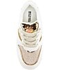 Color:White/Gold - Image 5 - MICHAEL Michael Kors Girls' Emmet Rumi Metallic Detail Sneakers (Toddler)