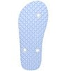 Color:White/Pale Blue - Image 6 - MICHAEL Michael Kors Girls' Endine Kendry Flip Flops (Youth)