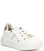 Color:White - Image 1 - MICHAEL Michael Kors Girls' Jem Adell Logo Detail Slip-On Sneakers (Toddler)