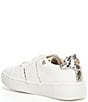 Color:White - Image 3 - MICHAEL Michael Kors Girls' Jem Adell Logo Detail Slip-On Sneakers (Toddler)