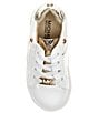 Color:White - Image 5 - MICHAEL Michael Kors Girls' Jem Adell Logo Detail Slip-On Sneakers (Toddler)