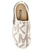 Color:Chocolate/Vanilla - Image 5 - MICHAEL Michael Kors Girls' Jem Castro Logo Print Slip-On Sneakers (Infant)