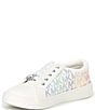 Color:White Rainbow - Image 4 - MICHAEL Michael Kors Girls' Jem Crystal Sneakers (Youth)