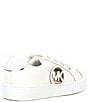 Color:White - Image 2 - MICHAEL Michael Kors Girls' Jem Poppy Logo Detail Slip-On Sneakers (Toddler)