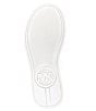 Color:White - Image 6 - MICHAEL Michael Kors Girls' Jem Poppy Logo Detail Slip-On Sneakers (Toddler)