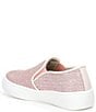 Color:Pink Multi - Image 3 - MICHAEL Michael Kors Girls' Jem Rachel Logo Detail Glitter Slip-On Sneakers (Infant)