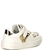 Color:White/Pale Gold - Image 2 - MICHAEL Michael Kors Girls' Jem Rumi Sneakers (Infant)