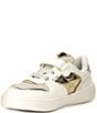 Color:White/Pale Gold - Image 4 - MICHAEL Michael Kors Girls' Jem Rumi Sneakers (Infant)