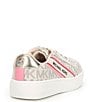 Color:Vanilla - Image 2 - MICHAEL Michael Kors Girls' Jem Slade Logo Slip-On Sneakers (Infant)