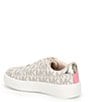 Color:Vanilla - Image 3 - MICHAEL Michael Kors Girls' Jem Slade Logo Slip-On Sneakers (Infant)