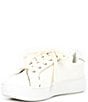 Color:White - Image 4 - MICHAEL Michael Kors Girls' Jordana Poppy Lace-Up Metallic Detail Platform Sneakers (Youth)
