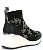 Color:Black - Image 2 - MICHAEL Michael Kors Girls' Neo Osker High Top Wedge Sneakers (Youth)