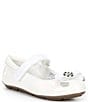 Color:White - Image 1 - MICHAEL Michael Kors Girls' Rover Bow Glitter Ballet Flats (Youth)