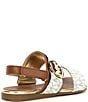 Color:Luggage/Pale Gold - Image 2 - MICHAEL Michael Kors Girls' Sydney Kenzie 2 Sandals (Youth)