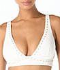 MICHAEL Michael Kors Half Moon Studs Halter Neck Triangle Swim Top & Half Moon Stud High Leg Hipster Swim Bottom - Image 3