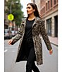 Michael Kors MICHAEL Michael Kors Leopard Print Stand Collar Elastic Waist Water-Resistant Anorak Jacket, Color:Leopard - Image 8