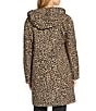 Michael Kors MICHAEL Michael Kors Leopard Print Stand Collar Elastic Waist Water-Resistant Anorak Jacket, Color:Leopard - Image 2