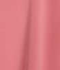 Color:Dusty Rose - Image 4 - MICHAEL Michael Kors Matte Jersey Chain Keyhole Crew Neck Short Petal Sleeve Top