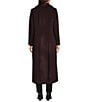 Michael Kors MICHAEL Michael Kors Max Wool Blend Shawl Collar Long Sleeve Fitted Single Breasted Coat, Color:Merlot - Image 5