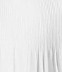 Color:White - Image 4 - MICHAEL Michael Kors Plus Size Crepe Pleated Off-the-Shoulder Blouse