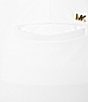 Color:White - Image 4 - MICHAEL Michael Kors Plus Size Ponte Knit Straight Leg Front Seam Pant